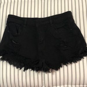 Black shorts